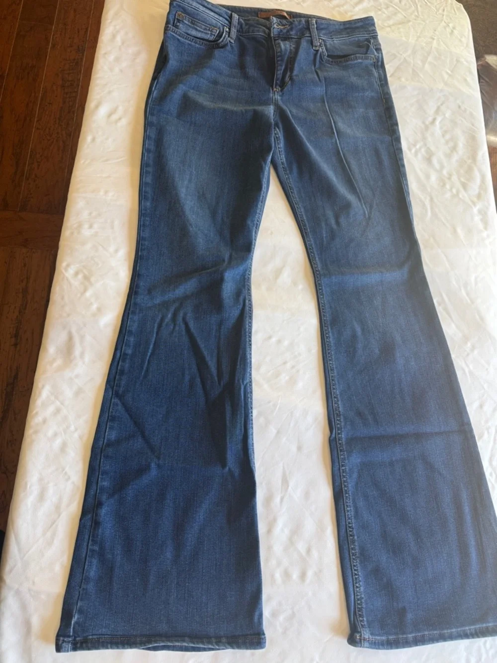 Joe's Jeans Mid Wash Blue Flare Jeans - Picture 3 of 5
